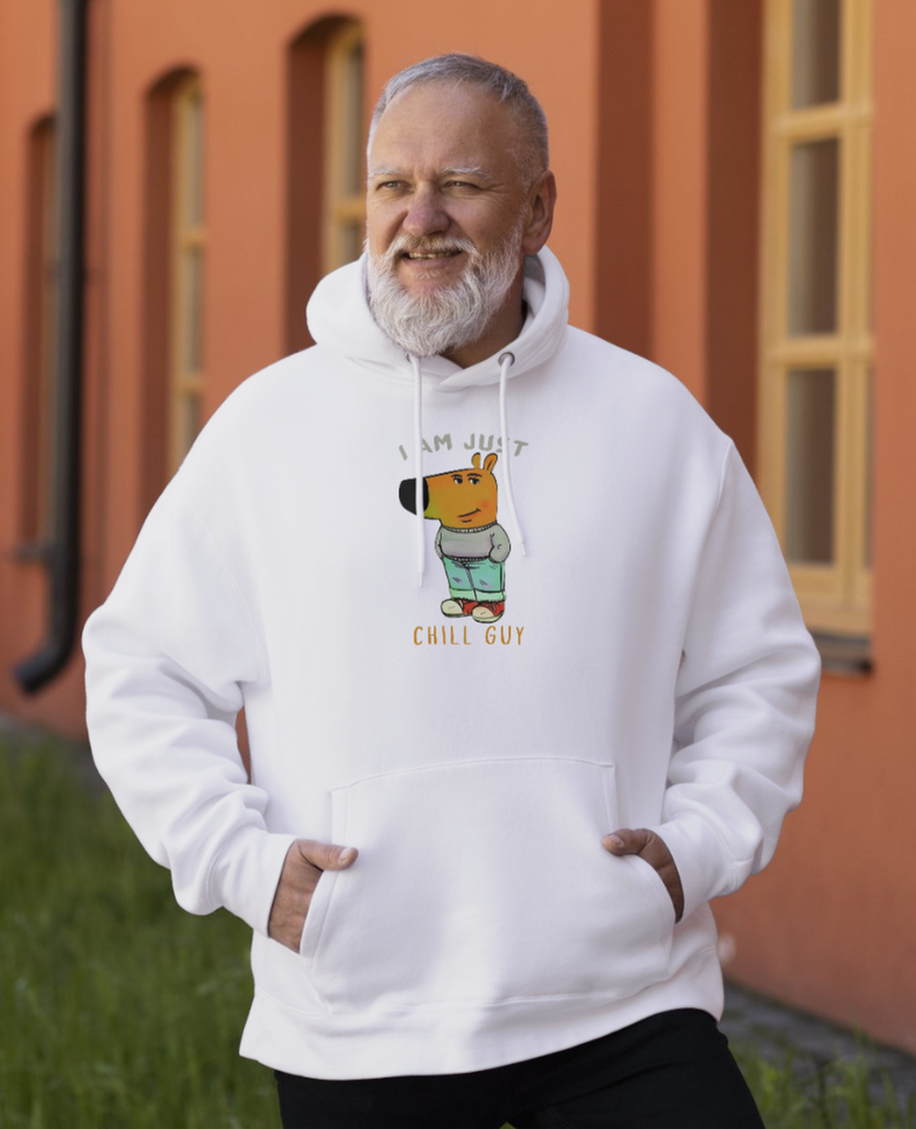 Chill Guy Premium Hooded Sweatshirt